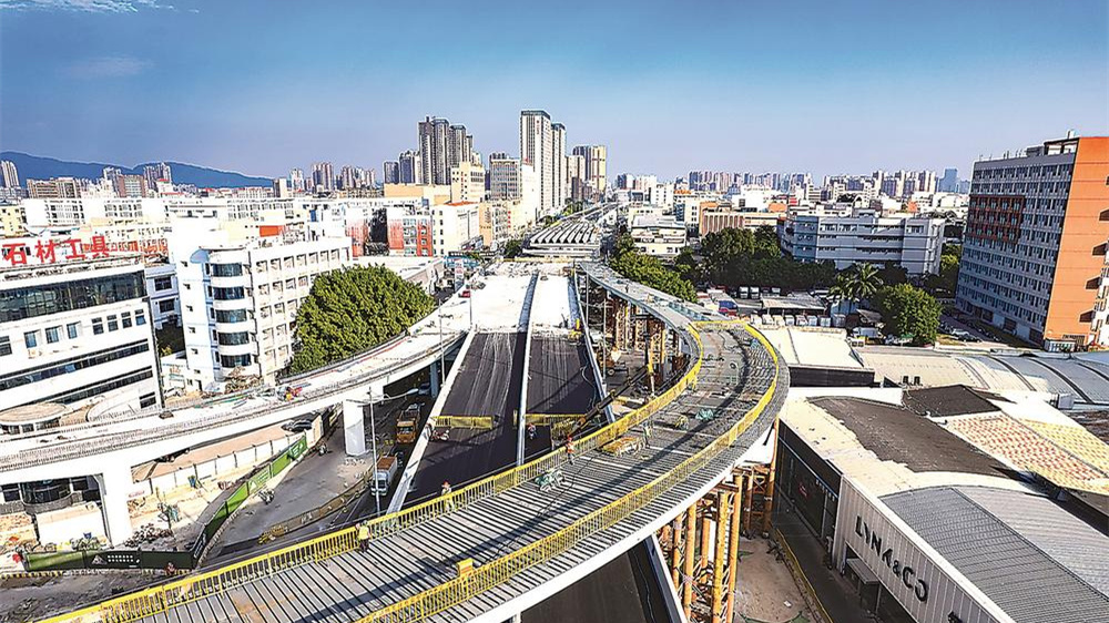 泉州中环城贯通工程关键节点——南环路快捷化改造项目进入收尾阶段