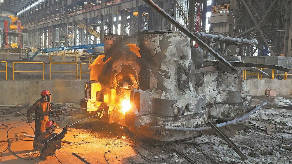 大型高端铸钢零件项目试生产