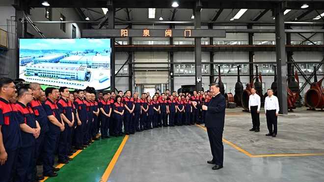 习近平在阳泉考察制造业企业发展